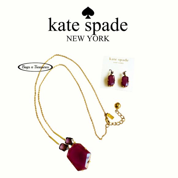 Kate Spade Necklace and Earrings - Picture 2 of 9